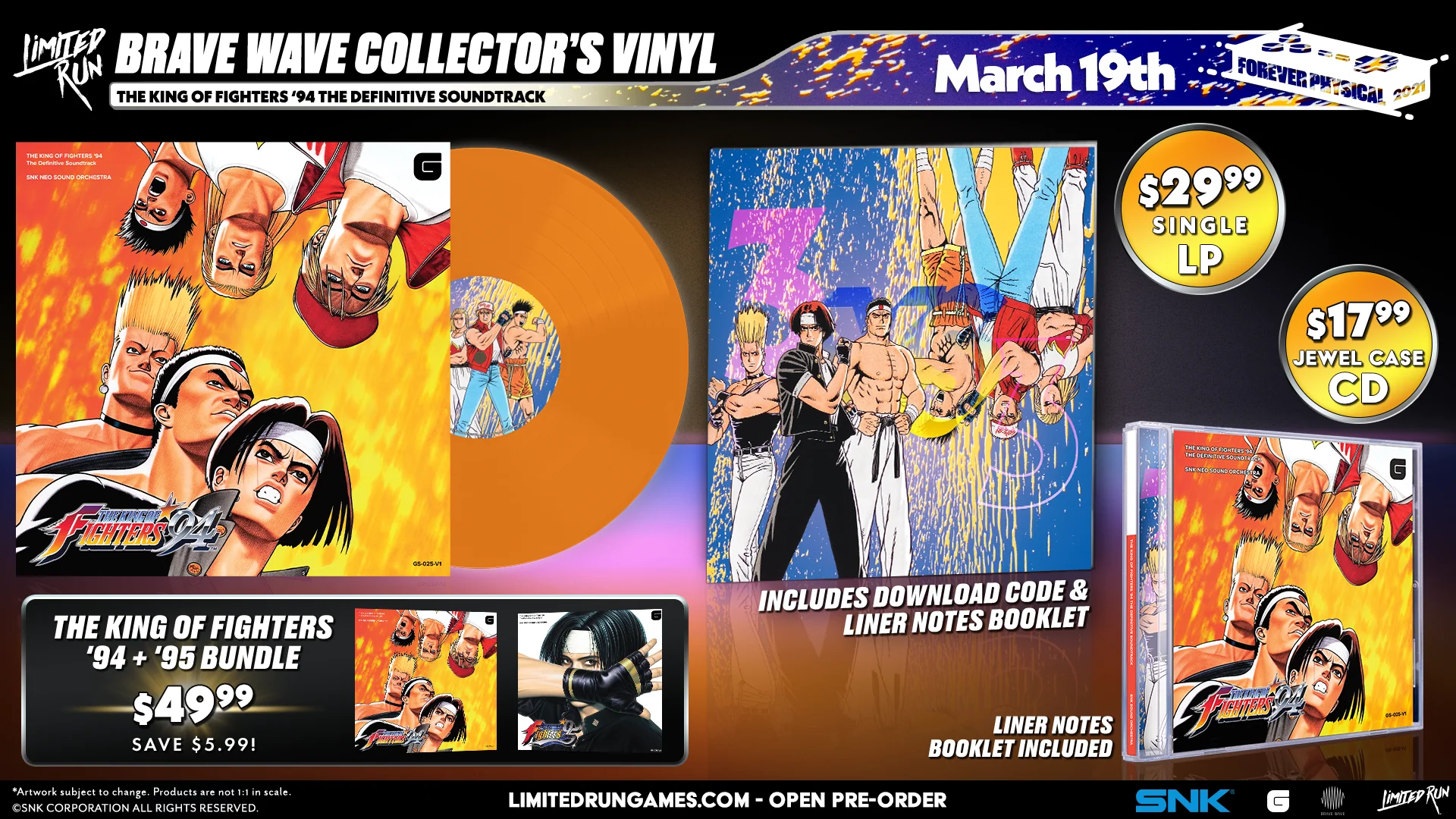 THE KING OF FIGHTERS 94 Soundtrack (Vinyl/CD) - Image 4