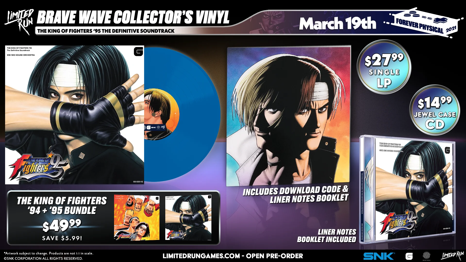 THE KING OF FIGHTERS 95 Soundtrack (Vinyl/CD) - Image 4