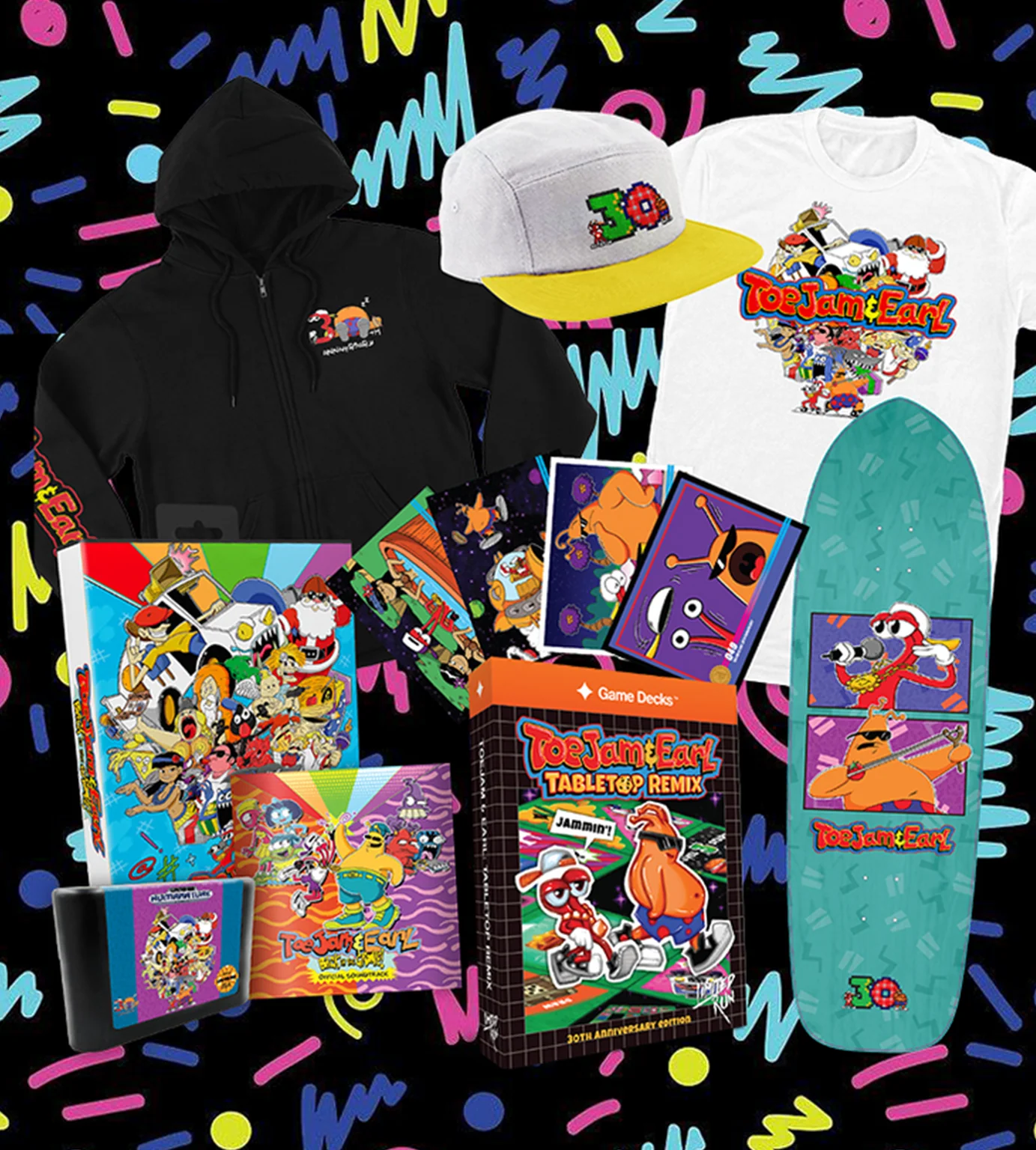 ToeJam & Earl 30th Anniversary Skateboard Deck - Image 2