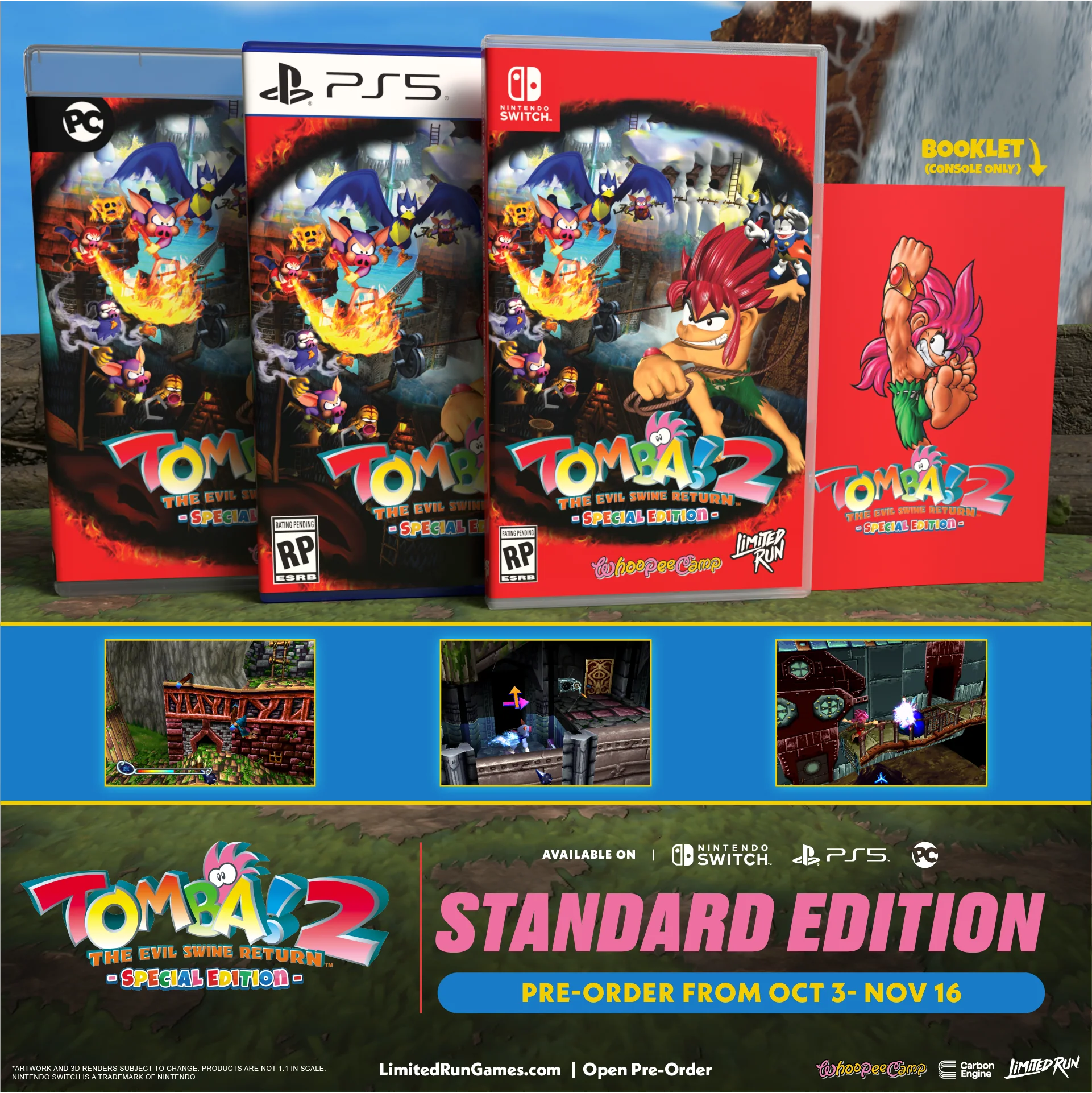 Tomba! 2: The Evil Swine Return Special Edition Standard Edition (Switch, PS5, PC) - Image 2