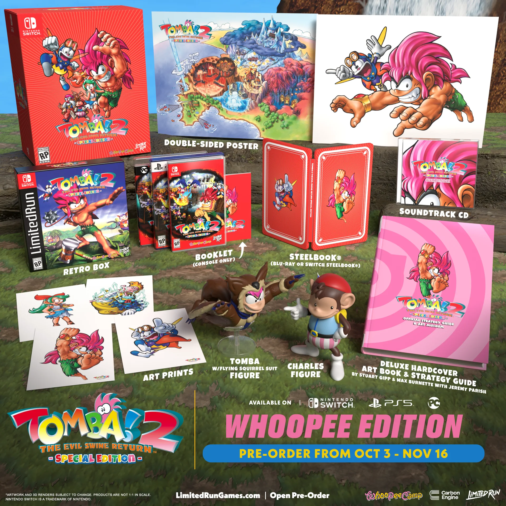 Tomba! 2: The Evil Swine Return Special Edition Whoopee Edition (Switch, PS5, PC) - Image 2