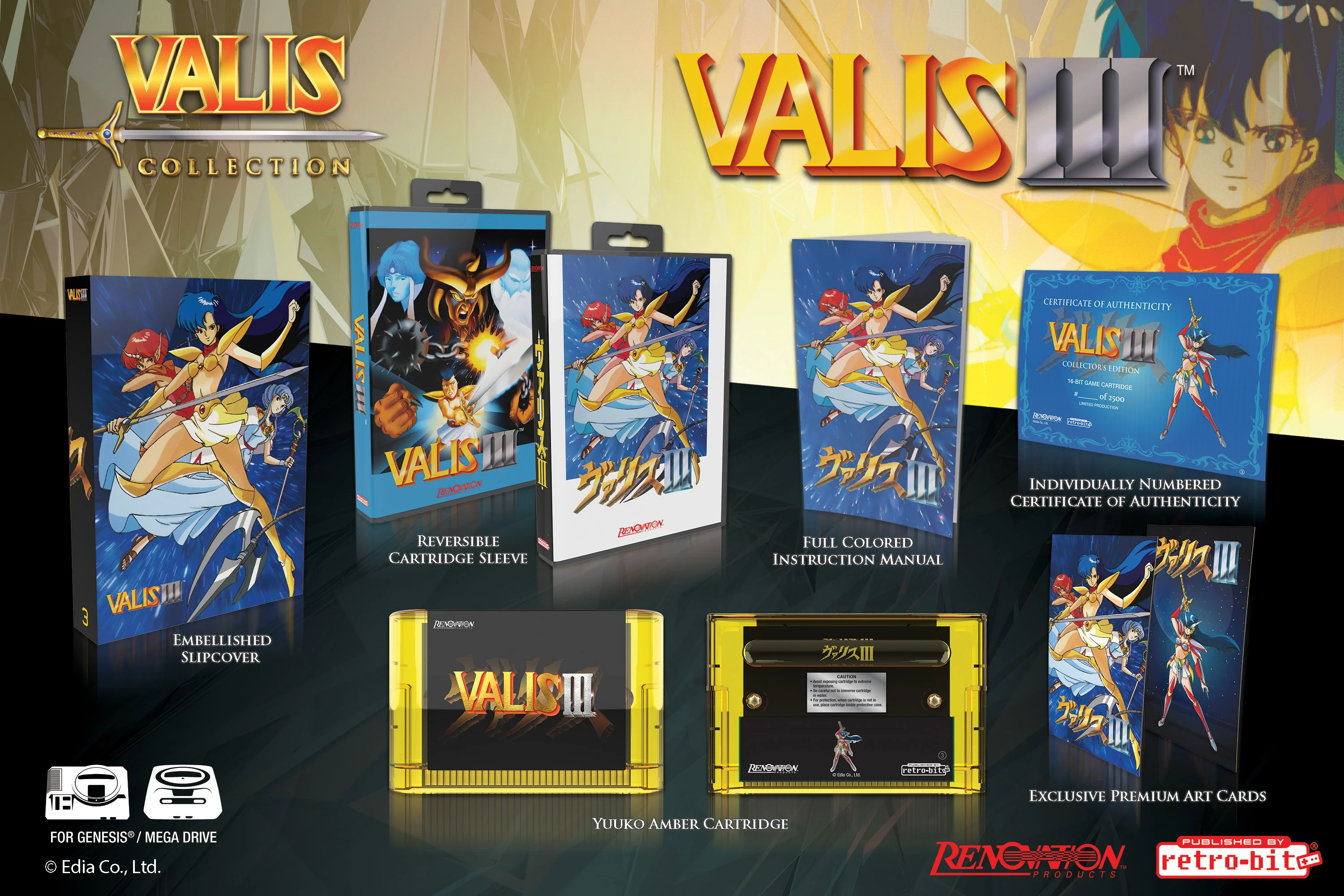 Valis III Collector’s Edition (Genesis) - Image 2