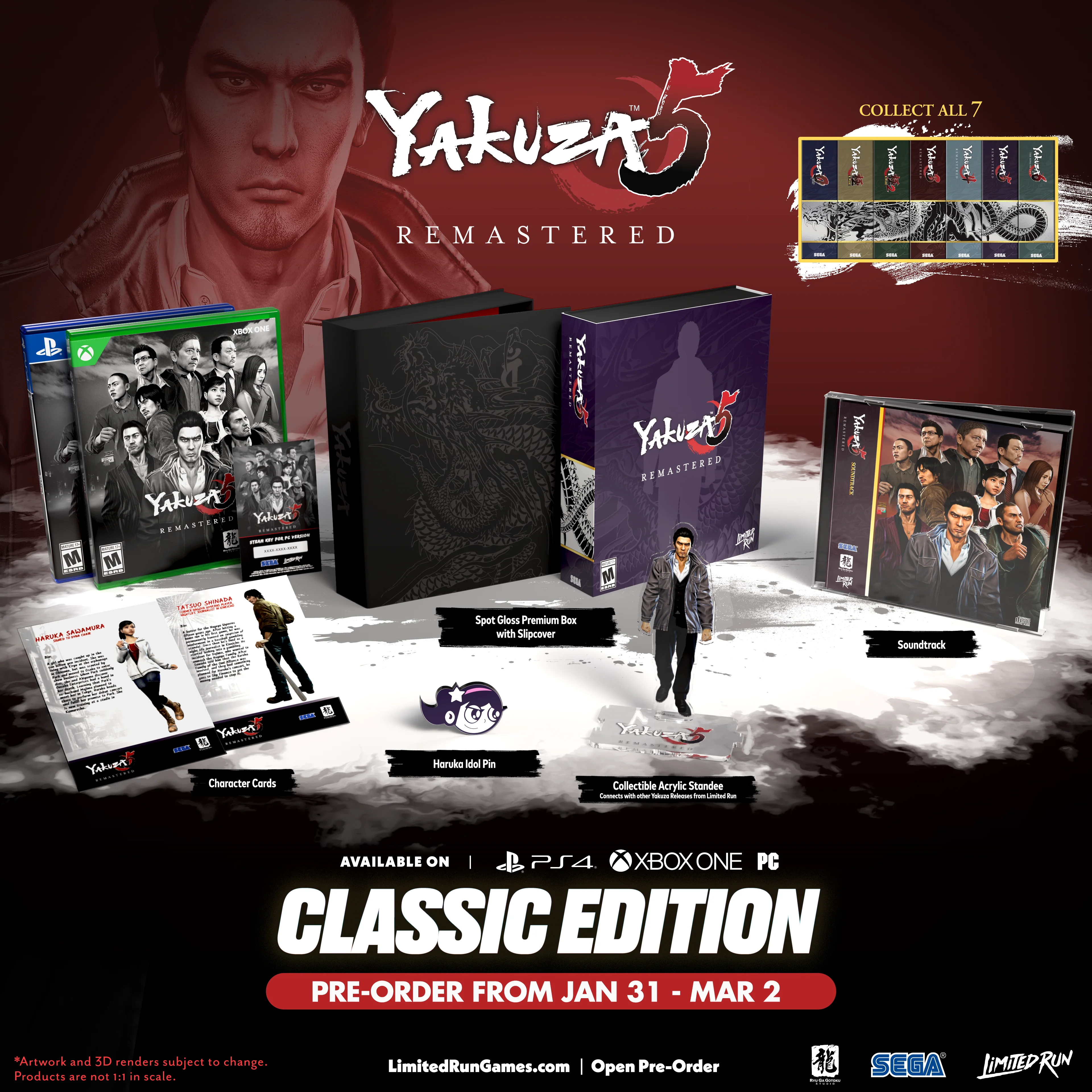 Yakuza 5 Remastered Classic Edition (PS4, Xbox, PC) - Image 2